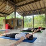 Peaceful Yoga retreat in Bali practicing active meditation and mindfulness